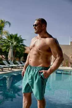 Плавательные шорты BadRhino Big & Tall, зеленый