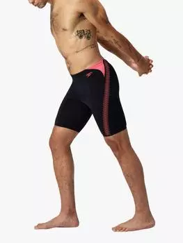 Плавательные шорты hyperboom jammer Speedo, цвет Black/Coral