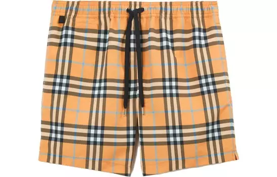 Плавательные шорты мужские оранжевые Burberry, оранжевый