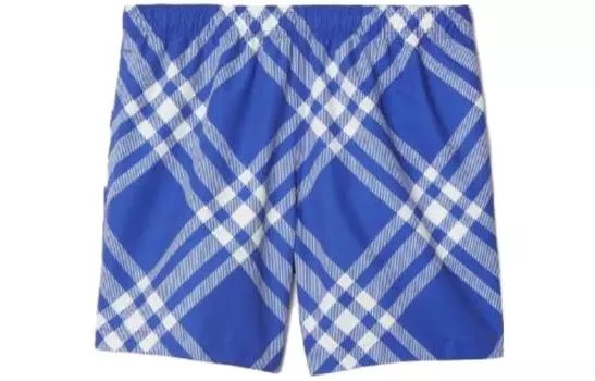 Плавательные шорты мужские синие Burberry, синий