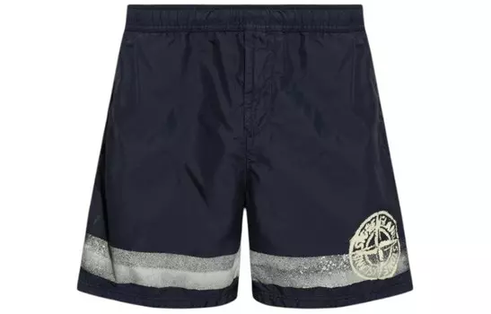 Плавательные шорты мужские темно-синие Stone Island, синий