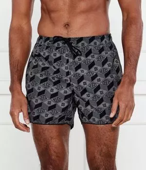 Плавательные шорты рик Regular fit Hugo Bodywear, черный