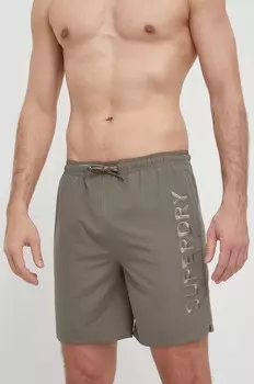 Плавательные шорты Superdry, зеленый