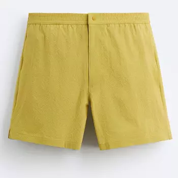 Плавательные шорты Zara Textured, желтый