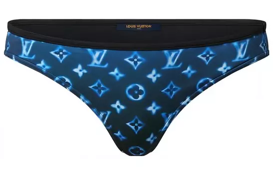 Плавательные шорты женские синие Louis Vuitton