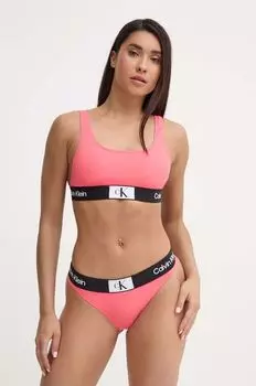 Плавательный бюстгальтер Calvin Klein, розовый