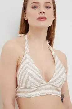 Плавательный бюстгальтер Hollister Co., бежевый
