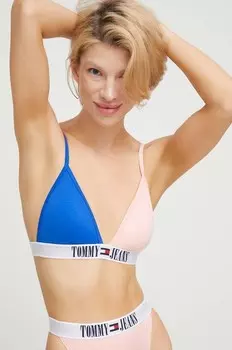 Плавательный бюстгальтер Tommy Jeans, розовый