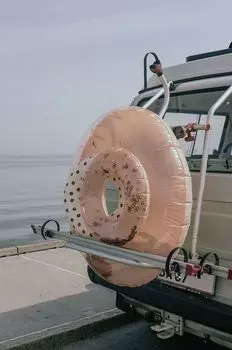 Плавательный круг Konges Sljd, оранжевый