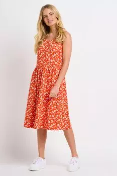 Плавающее платье без рукавов с цветочным узором Brakeburn, розовый