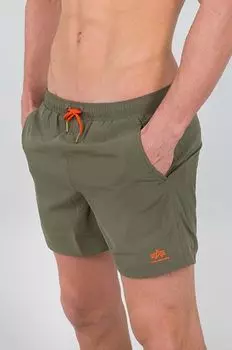 Плавки Alpha Industries, зеленый