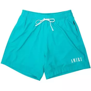 Плавки Amiri Core Logo Swim Trunk Columbia, синий