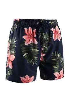 Плавки Bellamy Forest с тропическим узором CRUZ, цвет Navy Blazer