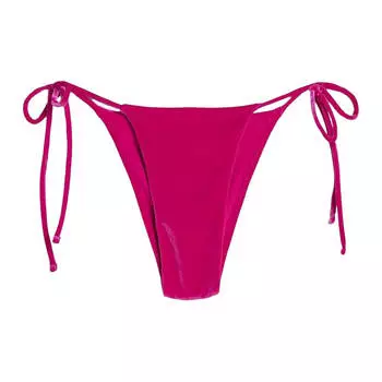 Плавки Bershka Bikini Velvet, фуксия