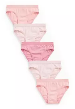 Плавки бикини 5 PACK Next, цвет pink heart elastic