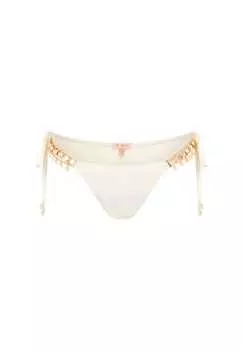 Плавки-Бикини Alicia Coin со сверкающими подвесками Moda Minx, цвет coconut