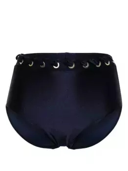 Плавки бикини Alight с завышенной талией ZIMMERMANN, синий