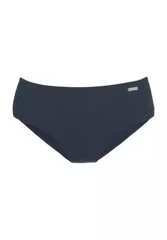 Плавки бикини Alm, базовые, однотонные, женские LASCANA, темно-синий