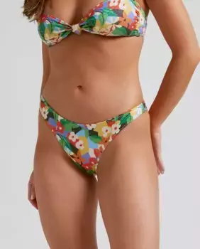 Плавки-бикини Amazonia с люрексом и подкладкой Robin Collection, мультиколор