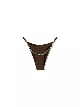 Плавки бикини Bershka, темно-коричневый