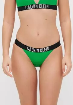 Плавки бикини BRAZILIAN Calvin Klein Swimwear, зеленый