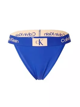 Плавки бикини Calvin Klein Swimwear Bikini Bottoms, коабльтовый синий