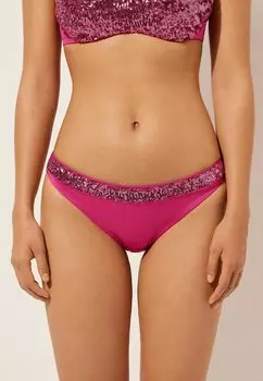 Плавки бикини Calzedonia, неоново-розовый