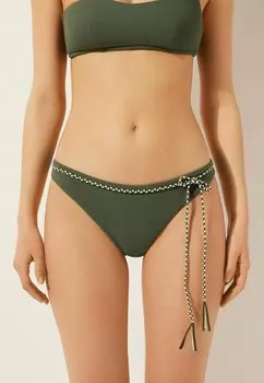 Плавки бикини Calzedonia, темно-зеленый