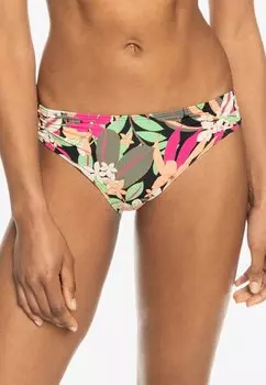 Плавки бикини CLASSICS HIPSTER Roxy, цвет black multicoloured