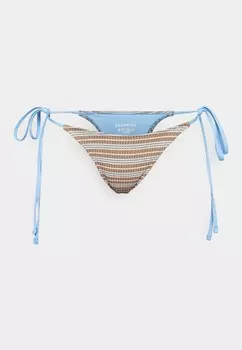 Плавки бикини DIVINE STRIPED RIB BOTTOM Frankies Bikinis, синий