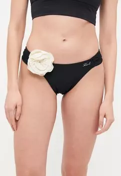 Плавки бикини FLOWER BOTTOM KARL LAGERFELD, черный