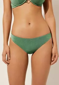 Плавки бикини GOLDEN GLEAM Calzedonia, цвет Grun E Golden Gleam Ivy Green