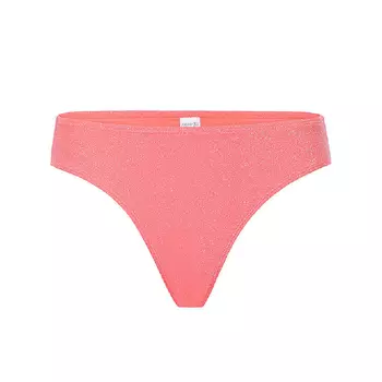 Плавки бикини Good American Sparkle Low-Rise Brief, кораловый