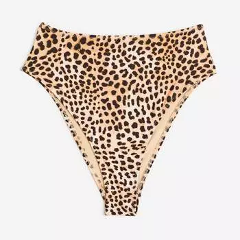 Плавки бикини H&amp;M Brazilian Bottoms, бежевый/черный