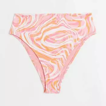 Плавки бикини H&amp;M Brazilian Bottoms, розовый/желтый/белый