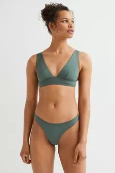 Плавки бикини H&amp;M, темно-зеленый