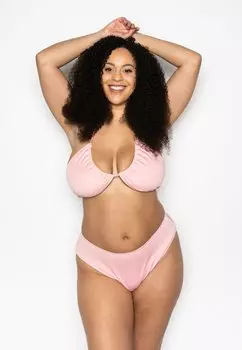 Плавки бикини HIGH WAISTED Ivory Rose, розовый