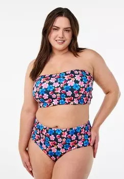 Плавки бикини HOCH TAILLIERT MIT FLORALEM MUSTER Zizzi, светло-красный