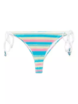 Плавки бикини из полосатого махрового полотна Casablanca, синий