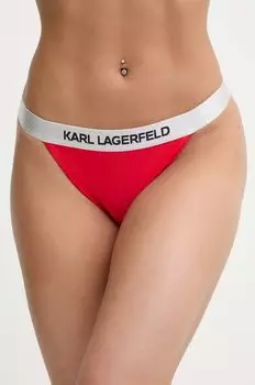 Плавки бикини Karl Lagerfeld, красный