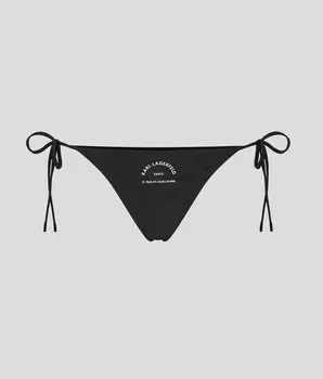 Плавки бикини Karl Lagerfeld Rue St-guillaume String, черный