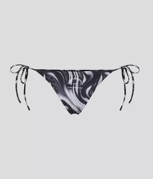 Плавки бикини Karl Lagerfeld Rue St-guillaume String, черный