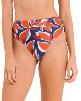 Плавки бикини-кюлоты с принтом Ro de Sol, синий