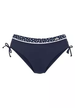 Плавки бикини LASCANA Bikini Bottoms, цвет navy/pastel blue