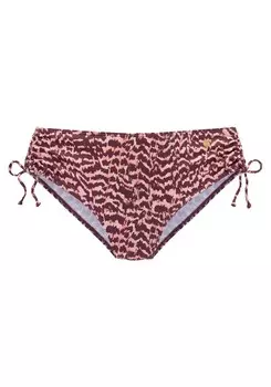 Плавки бикини LASCANA Bikini Bottoms, цвет pink/bordeaux