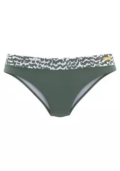 Плавки бикини LASCANA Bikini Bottoms, оливковый