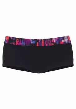 Плавки бикини LASCANA Bikini Hotpants, черный