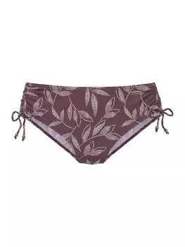 Плавки бикини LASCANA, цвет aubergine bedruckt