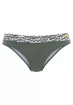 Плавки бикини LASCANA, цвет oliv bedruckt