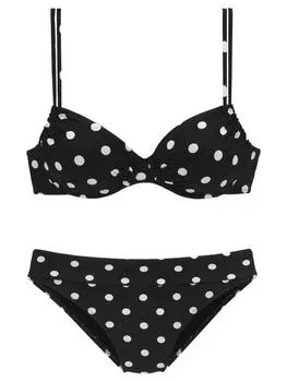 Плавки бикини LASCANA, цвет schwarz/wei